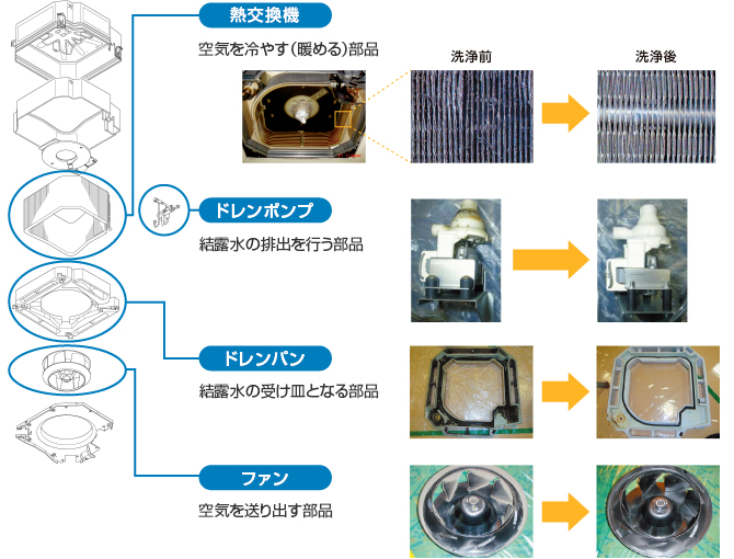 主な整備対象部位